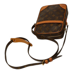 ルイ ヴィトン モノグラム ダヌーブ 斜め掛け ショルダーバッグ M45266 ブラウン PVC レザー レディース LOUIS VUITTON 【中古】