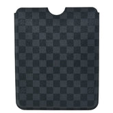 ルイ ヴィトン ダミエ グラフィット エテュイ IPAD タブレットケース N60033 ブラック グレー PVC メンズ LOUIS VUITTON 【中古】