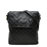 グッチ グッチシマ 斜めかけ ショルダーバッグ 223666 ブラック PVC レザー レディース GUCCI 【中古】