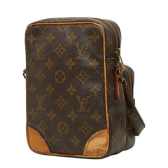ルイ ヴィトン モノグラム アマゾン 斜め掛け ショルダーバッグ M45236 ブラウン PVC レザー レディース LOUIS VUITTON 中古