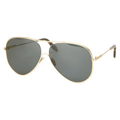 VICTORIA BECKHAM ヴィクトリアベッカム ティアドロップ サングラス VBS133 ゴールド ブラウン プラスチック レディース 【中古】