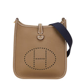 エルメス エヴリンTPM ショルダーバッグ エトゥープ ブラウン トゴ レディース HERMES 【中古】