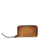 ベルルッティ イタウバ カリグラフィ ラウンドファスナー 長財布 ベージュ レザー メンズ Berluti 【中古】