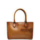 ベルルッティ カリグラフィー パティーヌ トゥジュール トートバッグ ショルダーバッグ ブラウン レザー メンズ Berluti 【中古】