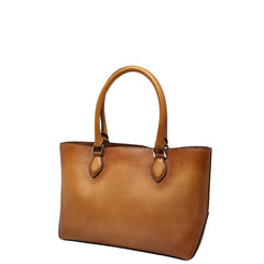 ベルルッティ カリグラフィー パティーヌ トゥジュール トートバッグ ショルダーバッグ ブラウン レザー メンズ Berluti 【中古】