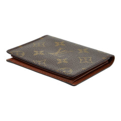 ルイ ヴィトン モノグラム ジャポン サンガプール パスケース カードケース 名刺入れ M60530 ブラウン PVC レディース LOUIS VUITTON 【中古】