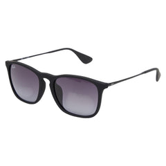 レイバン クリス サングラス ウェリントン グラデーションレンズ RB4187F ブラック プラスチック ラバー メンズ Ray-Ban 【中古】