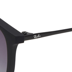 レイバン クリス サングラス ウェリントン グラデーションレンズ RB4187F ブラック プラスチック ラバー メンズ Ray-Ban 【中古】
