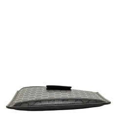グッチ GGインプリメ シェリーライン - iPadケース 256575 ブラック PVC レザー レディース GUCCI 【中古】