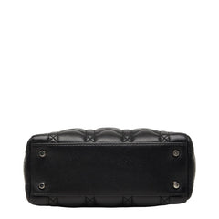 ディオール カナージュ レディディオール ハンドバッグ ショルダーバッグ 2WAY CAL44501 ブラック ラムスキン レディース Dior 【中古】