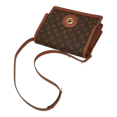 ルイ ヴィトン モノグラム ラスパイユ 斜め掛け ショルダーバッグ M51372 ブラウン PVC レザー レディース LOUIS VUITTON 【中古】