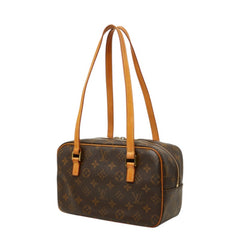 ルイ ヴィトン モノグラム シテMM ハンドバッグ ショルダーバッグ M51182 ブラウン PVC レザー レディース LOUIS VUITTON 中古