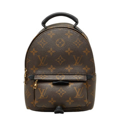 ルイ ヴィトン パームスプリングス バックパック ミニ リュック・デイパック M44873 ブラウン PVC レザー レディース LOUIS VUITTON 中古