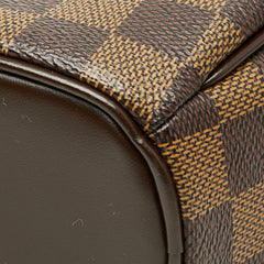 ルイ ヴィトン ダミエ サリアソー ハンドバッグ N51482 ブラウン レザー レディース LOUIS VUITTON 【中古】