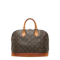 ルイ ヴィトン モノグラム アルマPM ハンドバッグ M51130 ブラウン PVC レザー レディース LOUIS VUITTON 【中古】