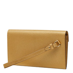 エルメス ケリー ポケットロング 長財布 H086437CPY9 ゴールド シェーブルシャムキライト レディース HERMES 【中古】