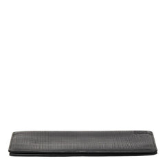 ロエベ アナグラム リネン 長財布 ブラック レザー レディース LOEWE 【中古】