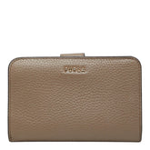 フルラ バビロン BABYLON COMPACT WALLET L字ファスナー 二つ折り財布 グレージュ レザー レディース Furla 中古