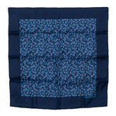 エルメス カレ45 プチカレ ガヴロッシュ Grape Vines グレープバイン ハンカチ スカーフ ネイビー ブルー シルク レディース HERMES 【中古】