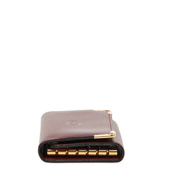 カルティエ マストライン キーケース ワインレッド レザー レディース CARTIER 【中古】