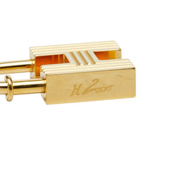 エルメス H 2000 カデナ チャーム ゴールド メッキ レディース HERMES 中古
