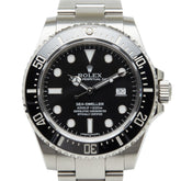 ロレックス シードゥエラー 4000 SEA-DWELLER 腕時計 116600 自動巻き ブラック文字盤 ステンレススチール メンズ ROLEX 中古