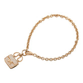 エルメス K18PG ピンクゴールド 750 ダイヤ0.58ct アミュレット コンスタンス ST ブレスレット レディース HERMES 中古