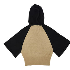 ディオール 22AW ニット パーカー サイズI40 ブラック ベージュ カシミヤ100% レディース Dior 【中古】