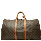 ルイ ヴィトン モノグラム ボストンバッグ トラベルバッグ M41424 ブラウン PVC レザー レディース LOUIS VUITTON 【中古】