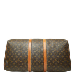 ルイ ヴィトン モノグラム ボストンバッグ トラベルバッグ M41424 ブラウン PVC レザー レディース LOUIS VUITTON 【中古】