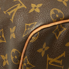 ルイ ヴィトン モノグラム ボストンバッグ トラベルバッグ M41424 ブラウン PVC レザー レディース LOUIS VUITTON 【中古】