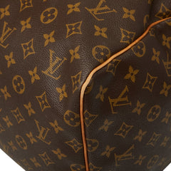 ルイ ヴィトン モノグラム キーポル55 ボストンバッグ トラベルバッグ M41424 ブラウン PVC レザー レディース LOUIS VUITTON 【中古】