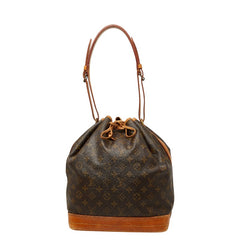 ルイ ヴィトン モノグラム ノエ ショルダーバッグ M42224 ブラウン PVC レザー レディース LOUIS VUITTON 【中古】