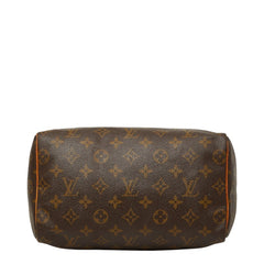 ルイ ヴィトン モノグラム スピーディ25 ミニボストンバッグ ハンドバッグ M41528 ブラウン PVC レザー レディース LOUIS VUITTON 【中古】