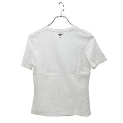 ディオール コンステレーション 花 フラワー 星座 プリント 半袖 Tシャツ サイズXS 243T12A4456 ホワイト マルチカラー コットン 麻・リネン レディース Dior 中古
