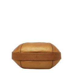 ロエベ アナグラム ハンドバッグ ショルダーバッグ 2WAY ゴールド レザー レディース LOEWE 中古