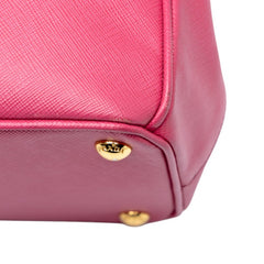 プラダ ガレリア ハンドバッグ ショルダーバッグ 2WAY BN2274 ピンク レザー サフィアーノレザー レディース PRADA 中古