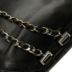 シャネル ココマーク チェーン リュック バックパック ブラック ラムスキン レディース CHANEL 【中古】