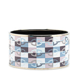 エルメス エマイユTGM シェーヌダンクル 七宝焼き ブレスレット ブルー シルバー メタル レディース HERMES 【中古】