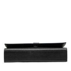 サンローラン YSLロゴ スター 星 ハート 斜め掛け チェーン ショルダーバッグ 364051 ブラック レザー レディース SAINT LAURENT 中古