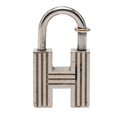 エルメス Hカデナ バッグチャーム キーホルダー シルバー メタル レディース HERMES 【中古】