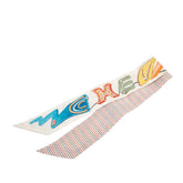 エルメス ツイリー Chevaloscope Neon シュヴァロスコープ ネオン スカーフ ホワイト マルチカラー シルク レディース HERMES 【中古】