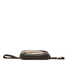 グッチ GGクリスタル ボディバッグ ウエストバッグ 336672 ベージュ ブラウン PVC レザー レディース GUCCI 【中古】