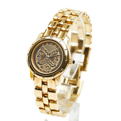 フェンディ チェンジベゼル 腕時計 850L クオーツ ブラック文字盤 ステンレススチール レディース FENDI 【中古】