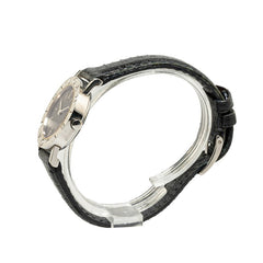 ブルガリ ブルガリブルガリ 腕時計 BB26SL クオーツ ブラック文字盤 ステンレススチール レザー レディース BVLGARI 【中古】
