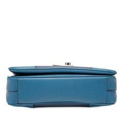 プラダ ハンドバッグ ショルダーバッグ 2WAY B2485C ブルー サフィアーノレザー レディース PRADA 【中古】