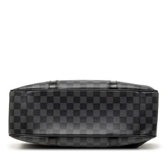 ルイ ヴィトン ダミエ グラフィット タダオ トートバッグ ショルダーバッグ 2WAY N51192 ブラック グレー PVC レザー メンズ LOUIS VUITTON 【中古】