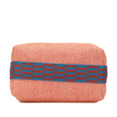 エルメス ブリッドアブラックPM Hナッテ ハンドバッグ トメット オレンジ ダークブルー ホワイト トワルアッシュ レディース HERMES 【中古】