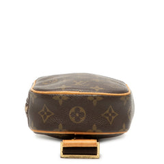 ルイ ヴィトン モノグラム ポシェットガンジュ ボディバッグ ウエストバッグ M51870 ブラウン PVC レザー メンズ LOUIS VUITTON 【中古】
