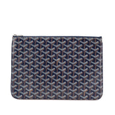 ゴヤール セナMM クラッチバッグ セカンドバッグ ネイビー マルチカラー PVC メンズ GOYARD 【中古】
